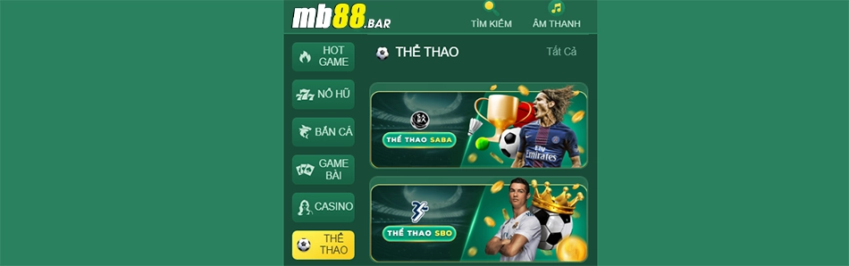 Kho cá cược thể thao đa dạng tại Mb88