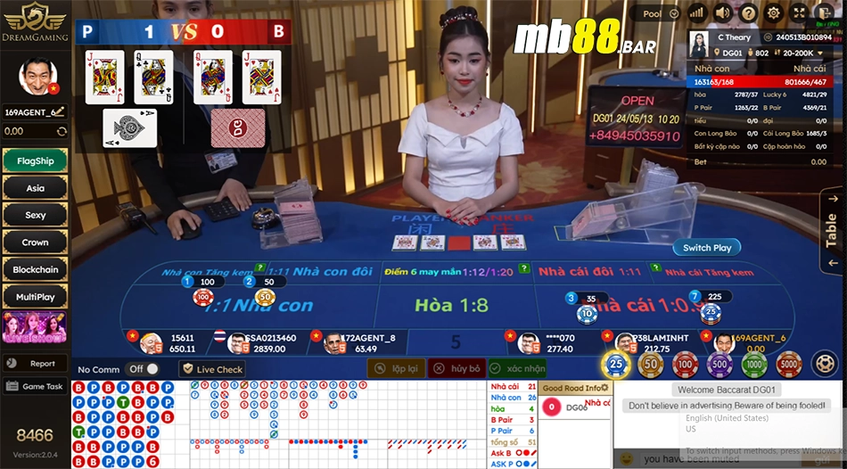 cần Một số lời khuyên khi tham gia Live Casino Mb88