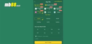 cách Nạp tiền Mb88 qua ví điện tử
