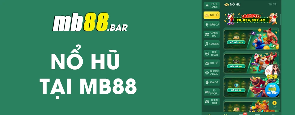 nổ hũ mb88